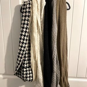 Infinity scarfs- set of 6